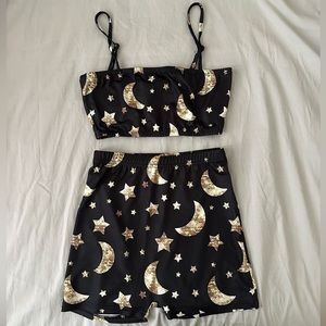 SHEIN star and moon set